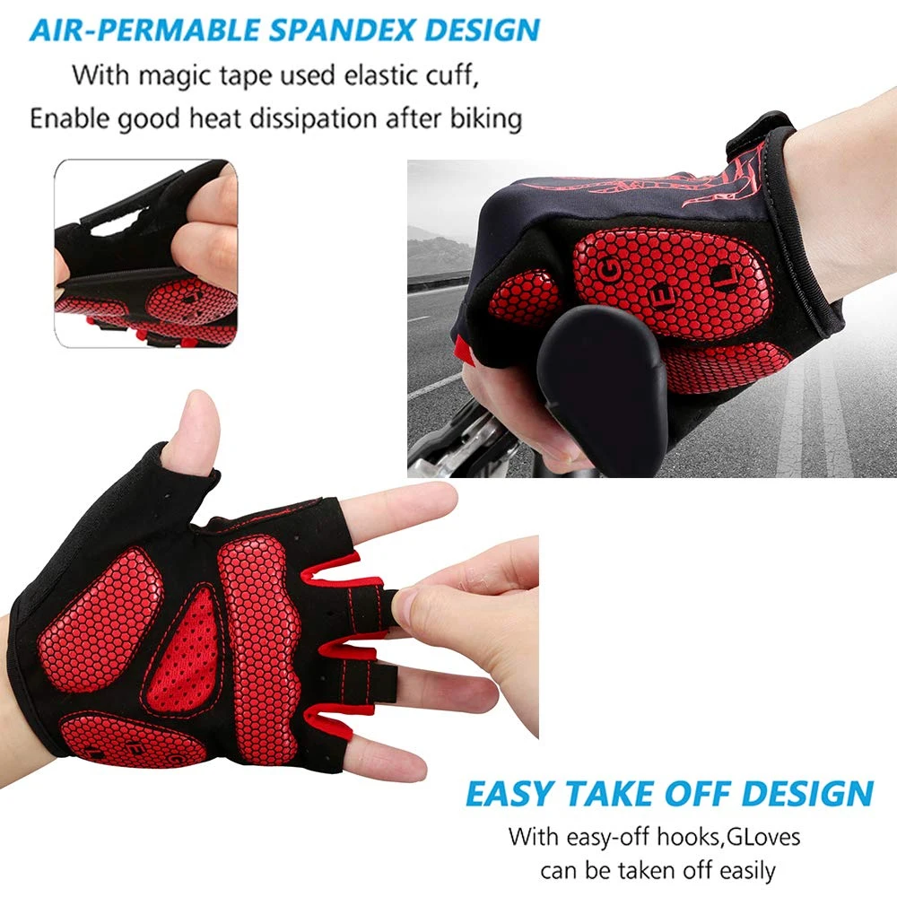 1 Paar Fahrradhandschuhe, Halb – Workout Glove Gym Bewertung und Preis