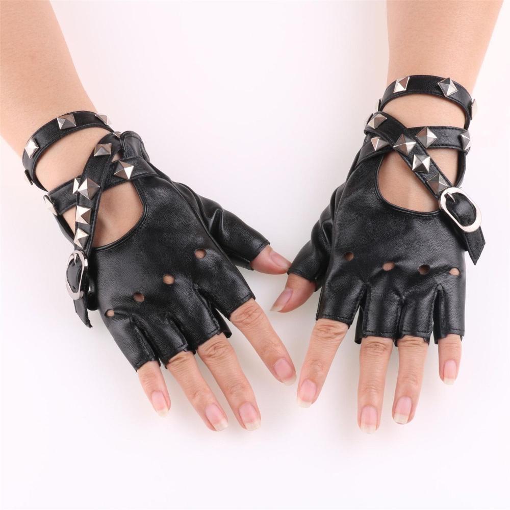 Unisex finger less fahren pu L – Leather Driving Glove Bewertung und Preis